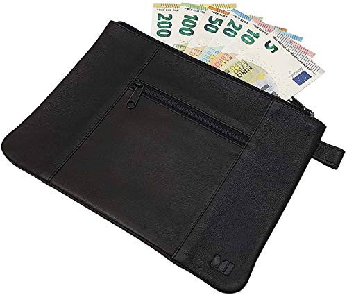 myledershop Banktaschen MJ-Design-Germany borsa in nappa nera