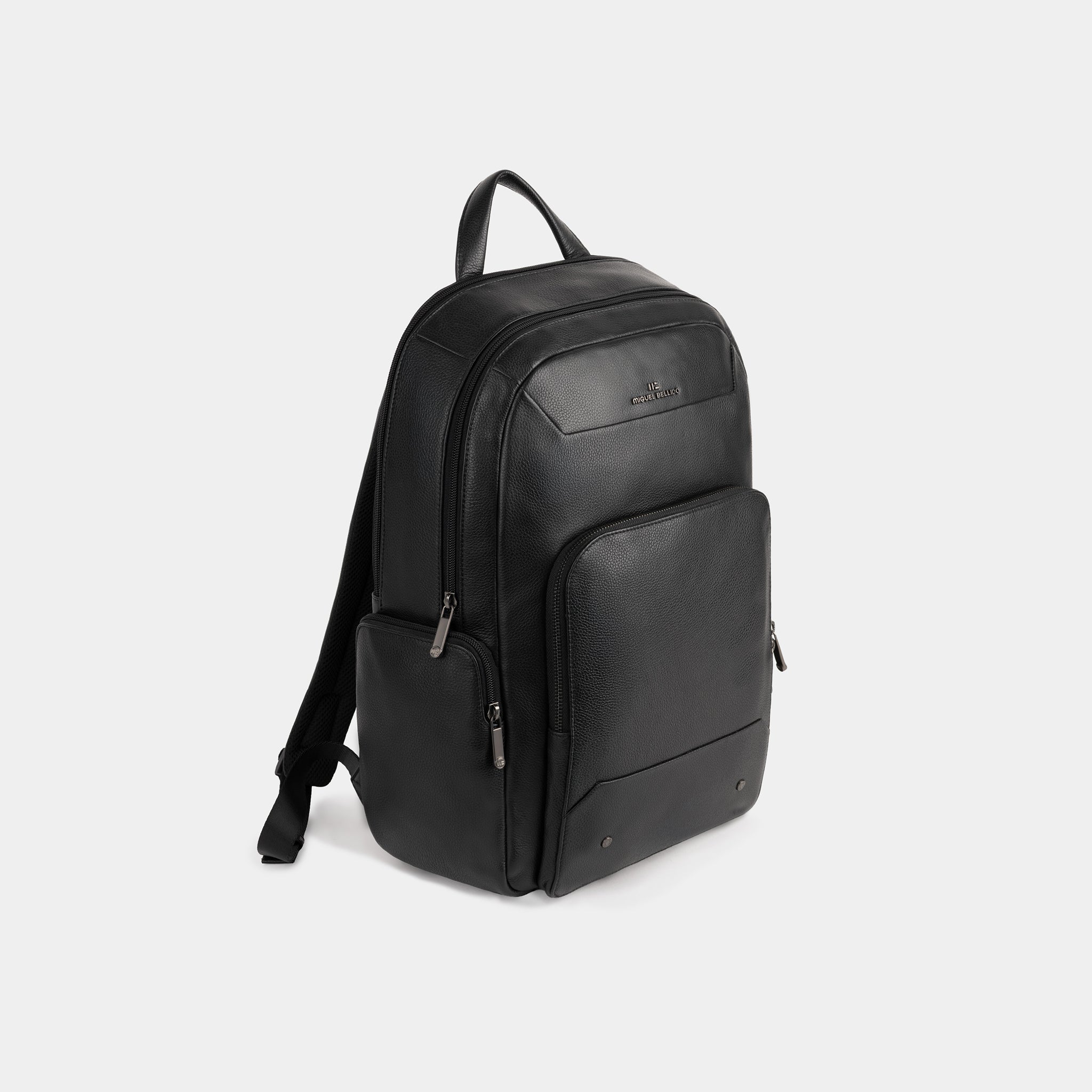 Miguel Bellido Mochilas para hombre Mochila Venecia de piel de vacuno zaino porta PC 15 pollici