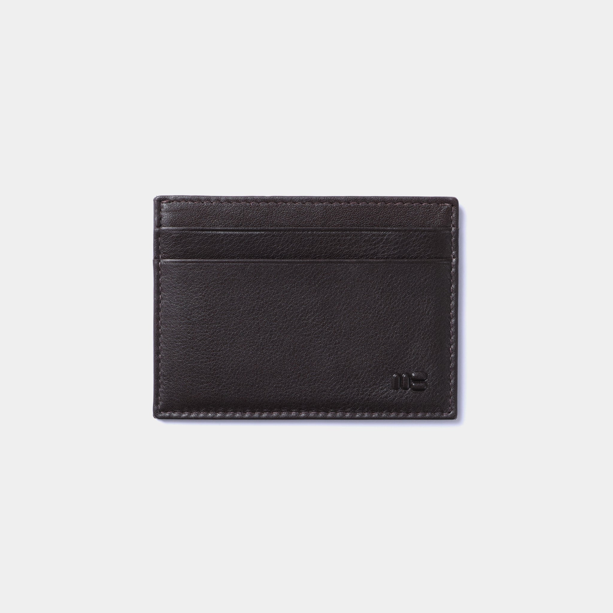 Miguel Bellido Portacarte da uomo in pelle bovina nero con blocco RFID