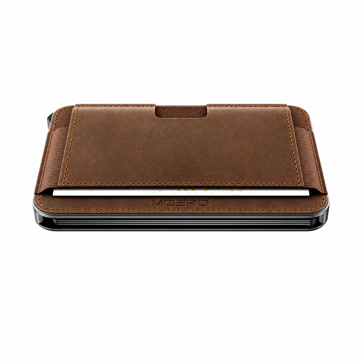 Moero Linea M2 M2 Pro Crazy Horse Cioccolato MagSafe Wallet portafoglio