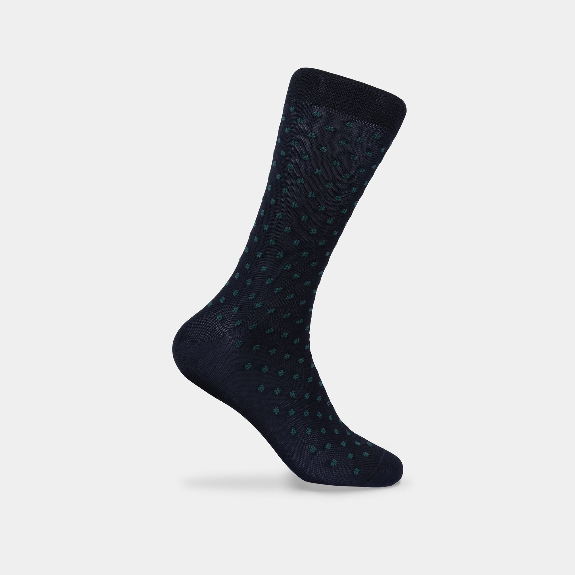 Miguel Bellido Calcetines calzino corto verde 39-42 cotone mercerizzato