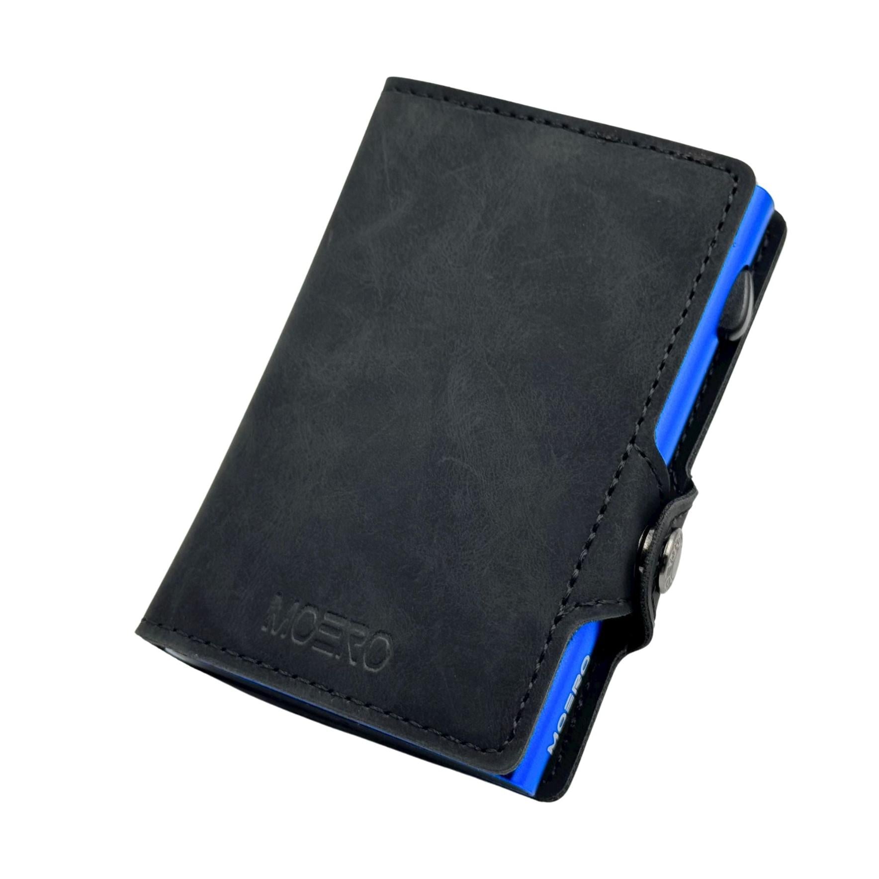 Moero Linea Classic Classic Vintage portafoglio nero vegano RFID