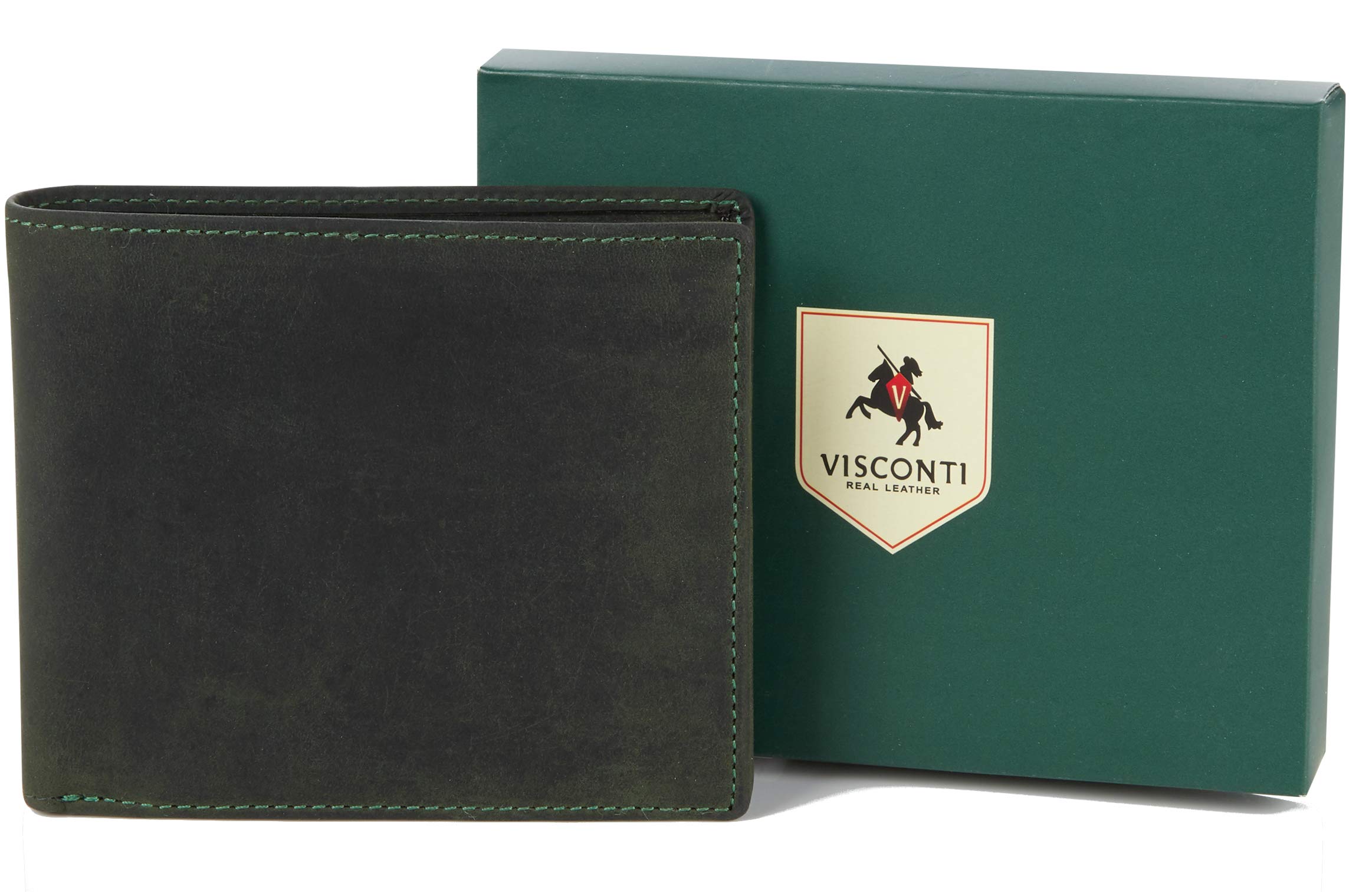 Visconti Hunters Wallets 701 portafoglio uomo verde oliva RFID