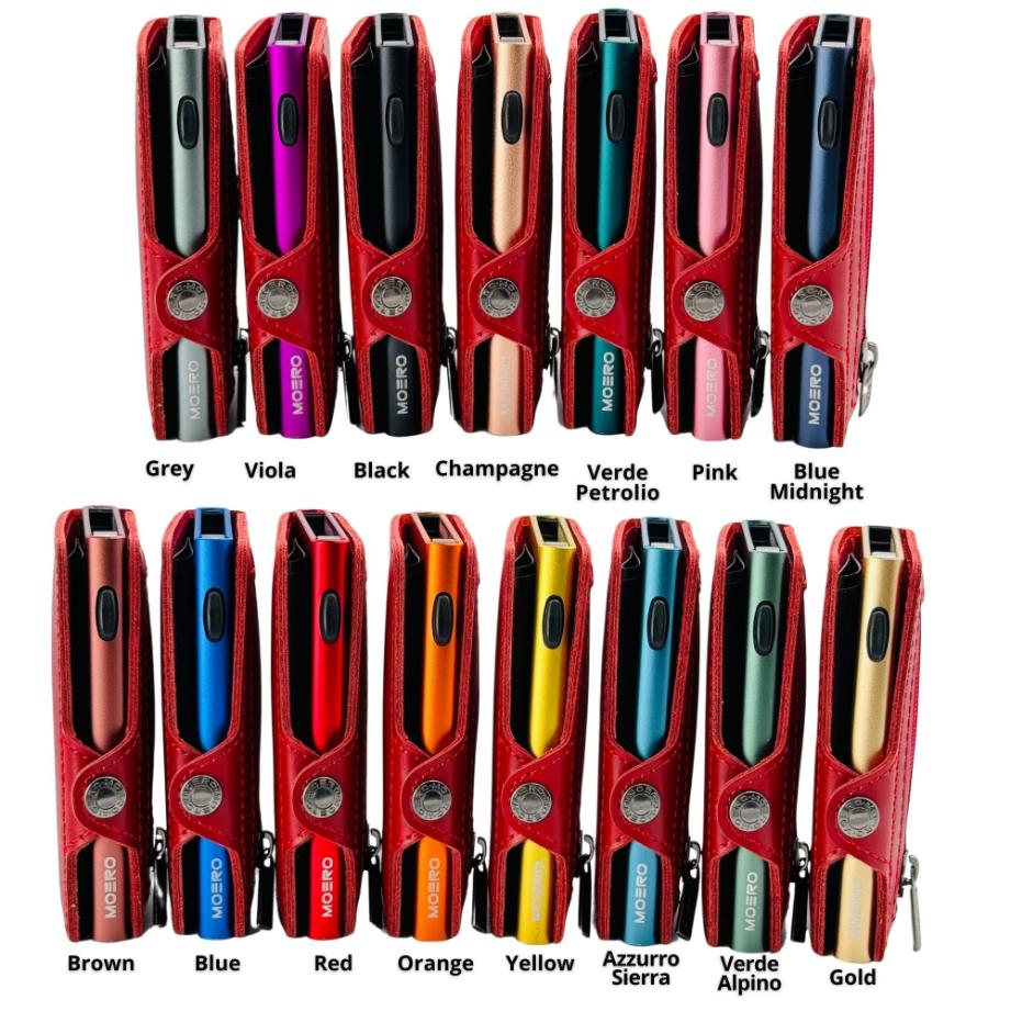 Moero Linea Classic Zip Prestige portafoglio rosso 4.0 RFID