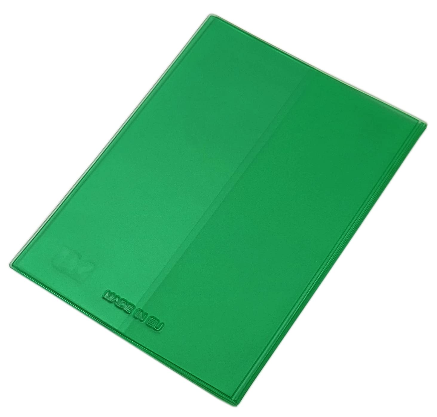 myledershop Impf- und Reisepass Mappen Custodie passaporto Verde 2 scomparti