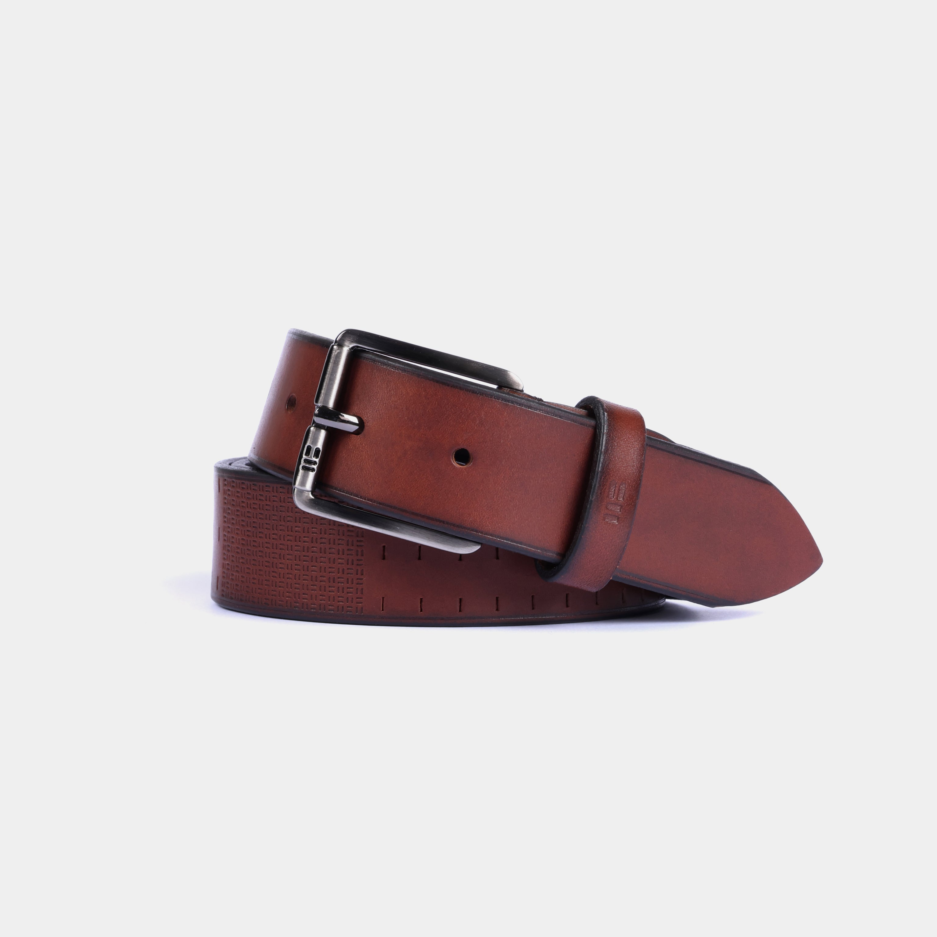 Miguel Bellido Cinturones cintura in pelle bovina blu navy