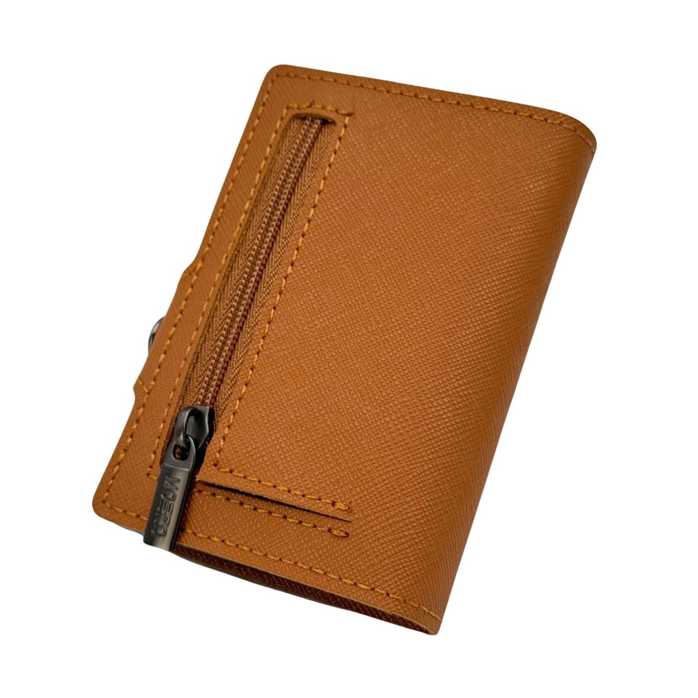 Moero Linea Classic Zip Saffiano portafoglio Ghianda 4.0 RFID