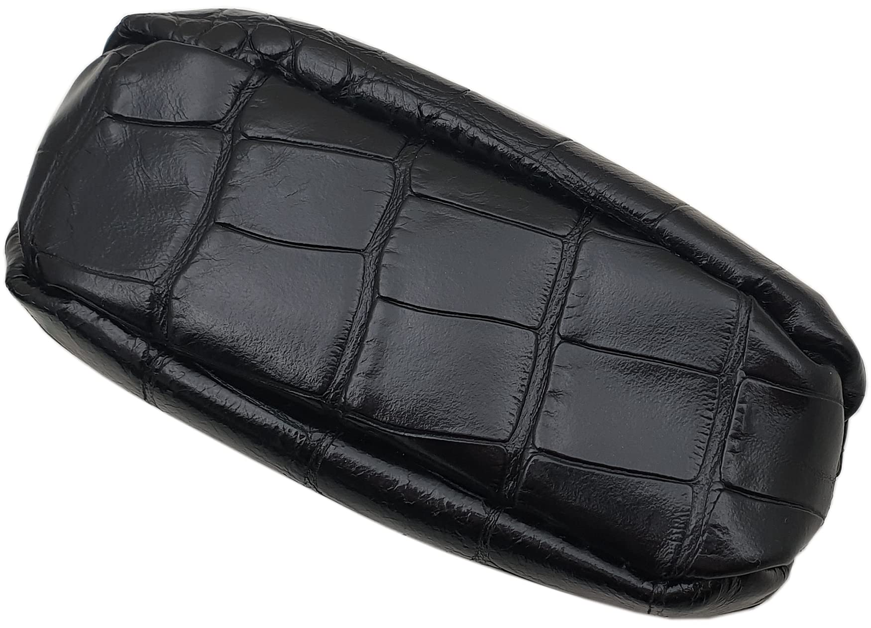 myledershop Schlüsselanhänger custodia per chiavi auto in pelle nera