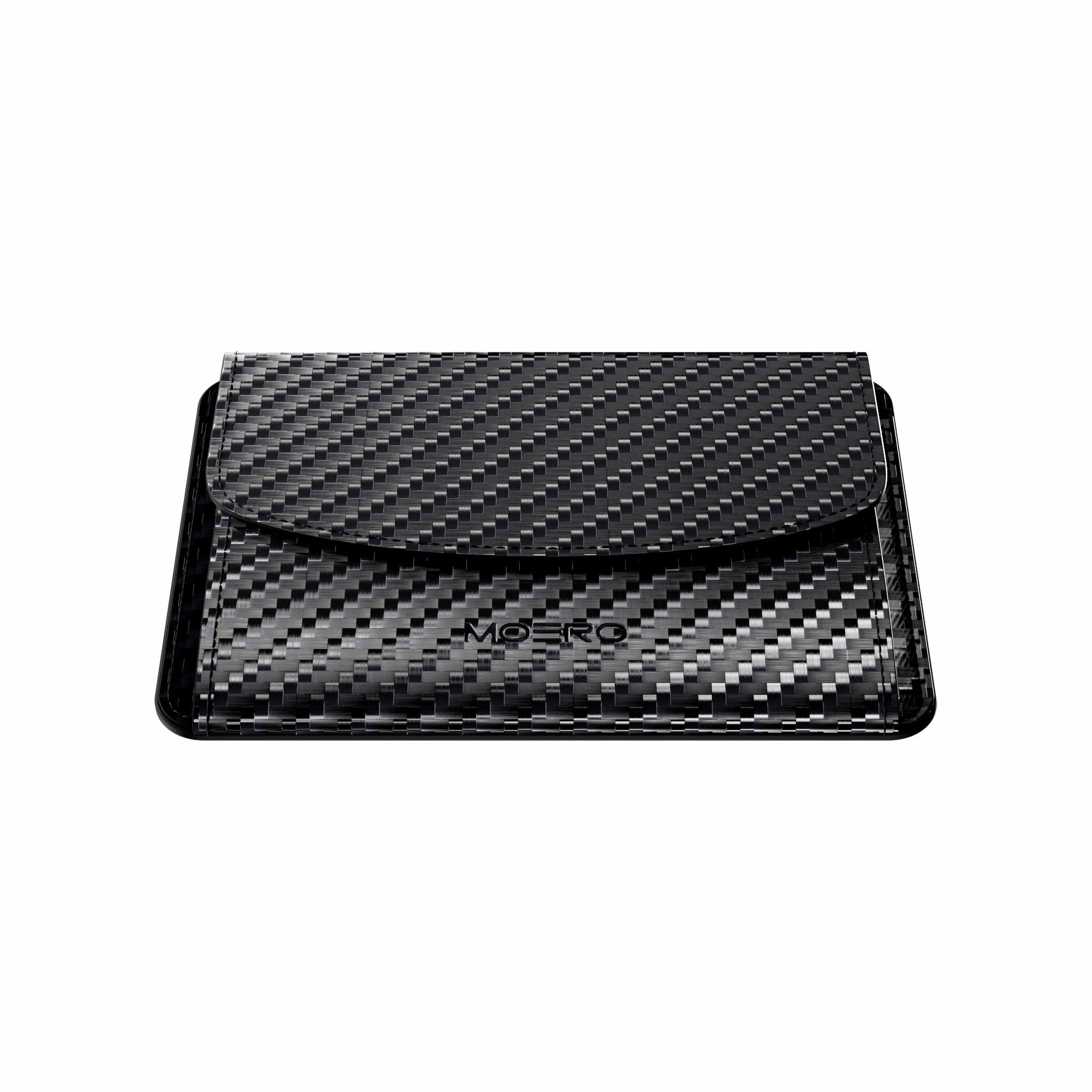 Moero Accessori MagSafe Pocket Coins x M2 portamonete Carbon Black per M2