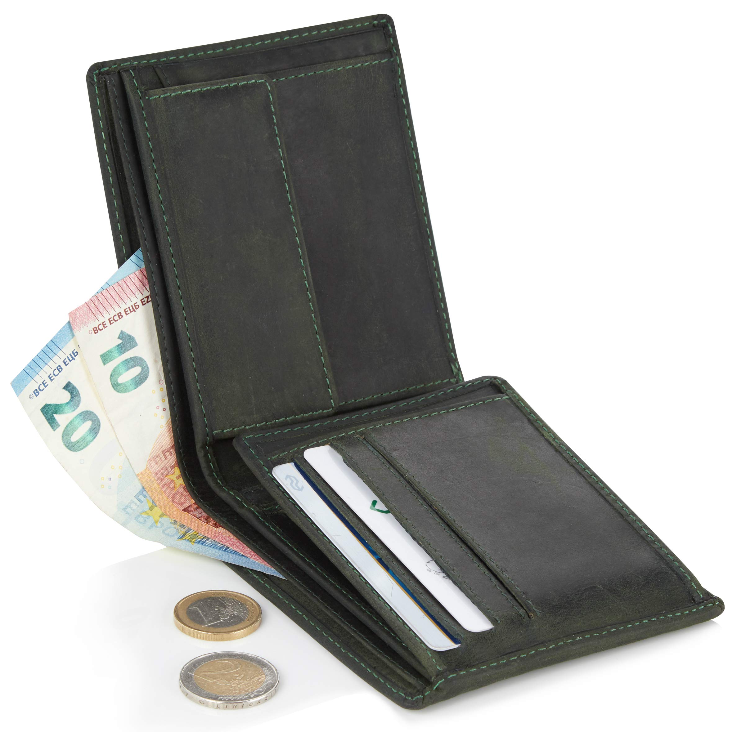 Visconti Hunters Wallets 701 portafoglio uomo verde oliva RFID