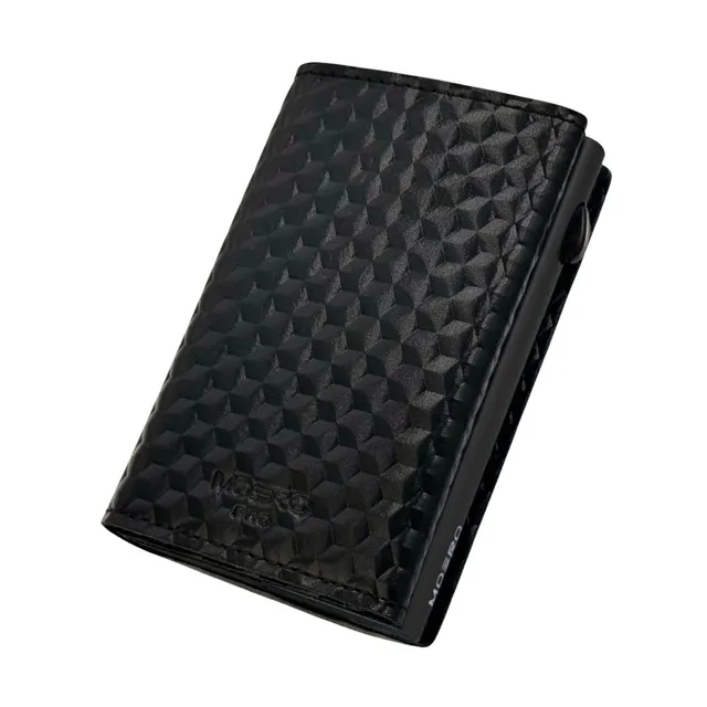 Moero Linea PRO PRO 3D Hologram portafoglio nero RFID