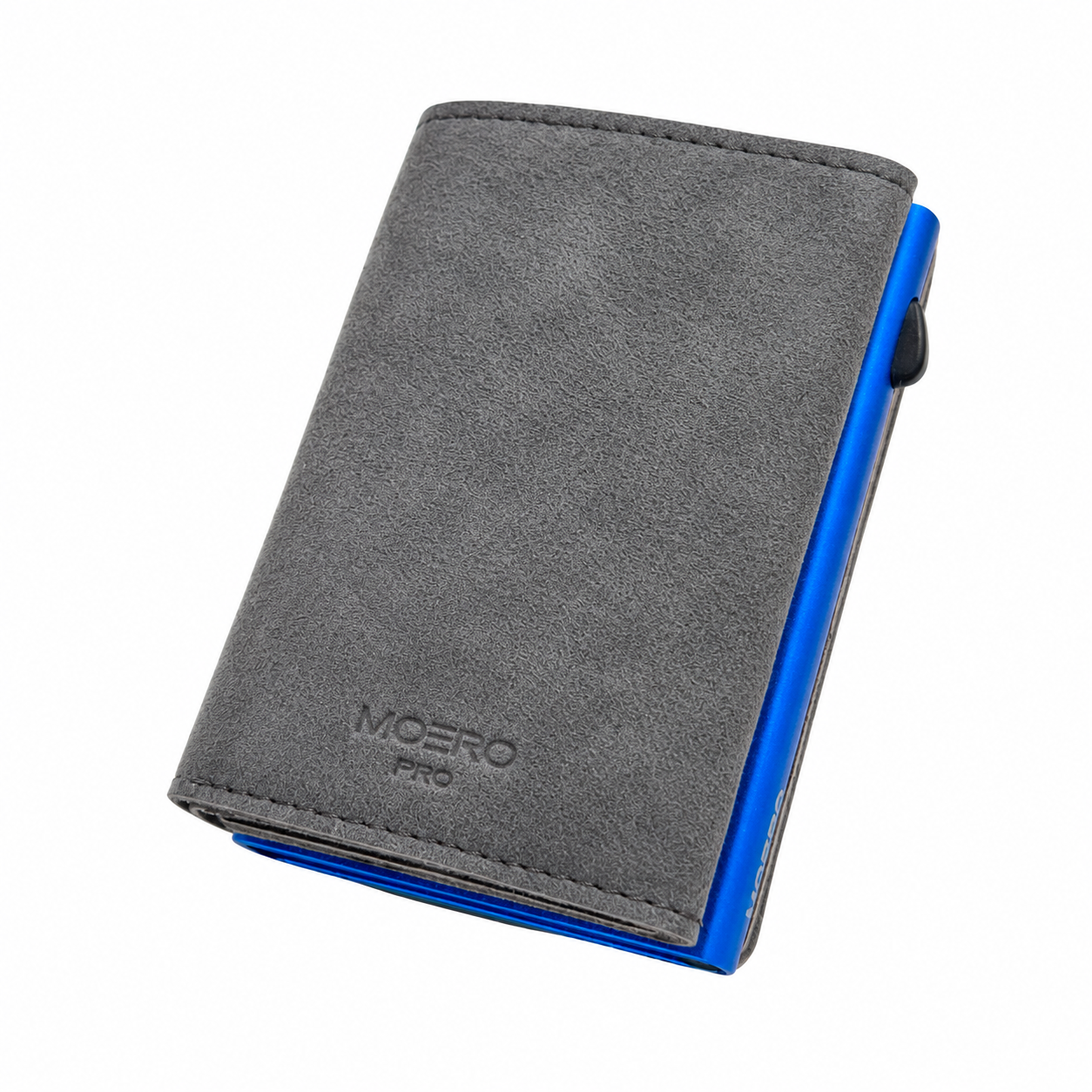 Moero Linea PRO PRO PLUS Zip SUPERIOR portafoglio Grey con portamonete RFID