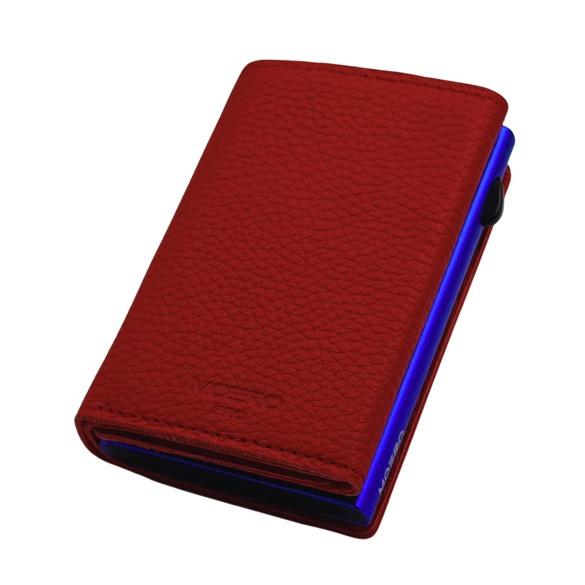 Moero Linea PRO PRO PLUS Zip portafoglio rosso RFID con portamonete