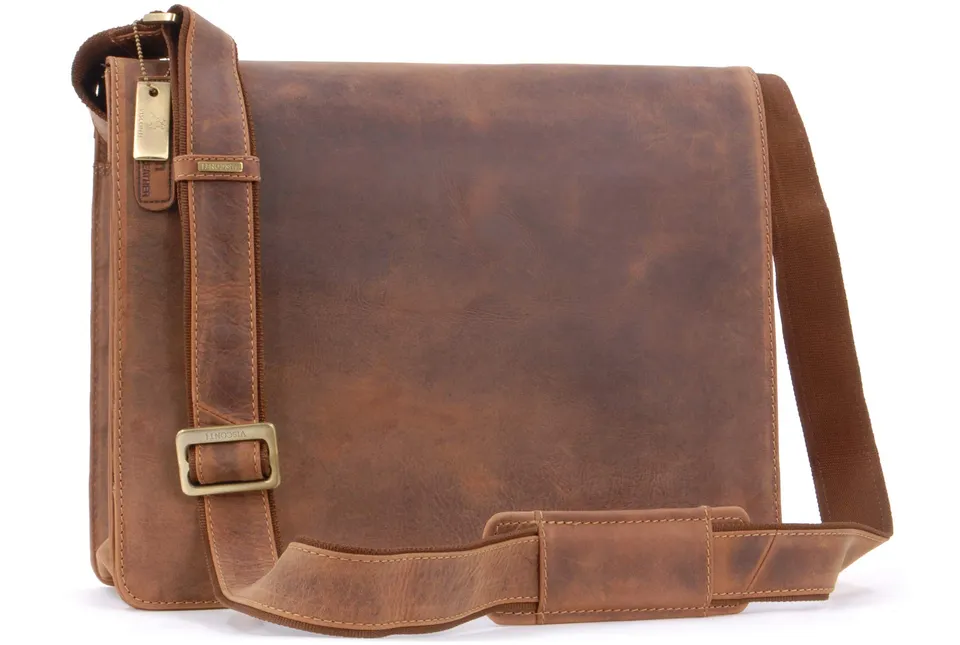 Visconti Hunters Bags 18548 messenger borsa a tracolla Olio Marrone Chiaro