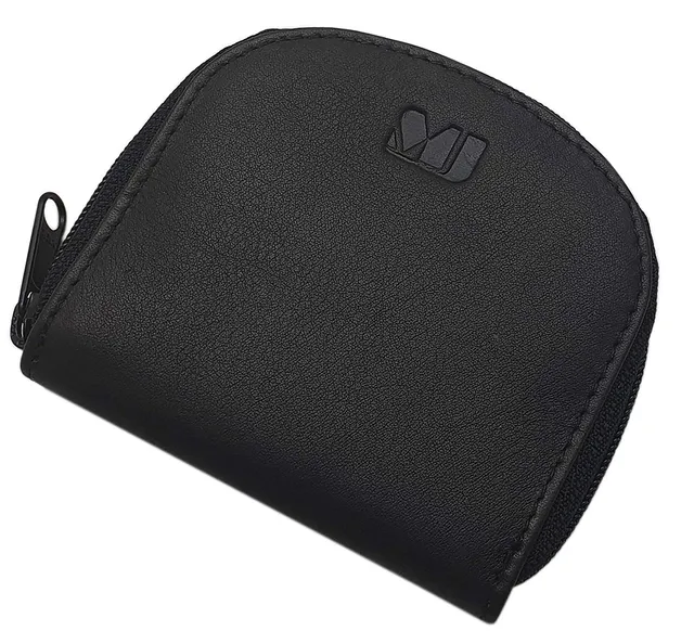 myledershop Münzbörsen MJ-Design-Germany portamonete nero in vacchetta
