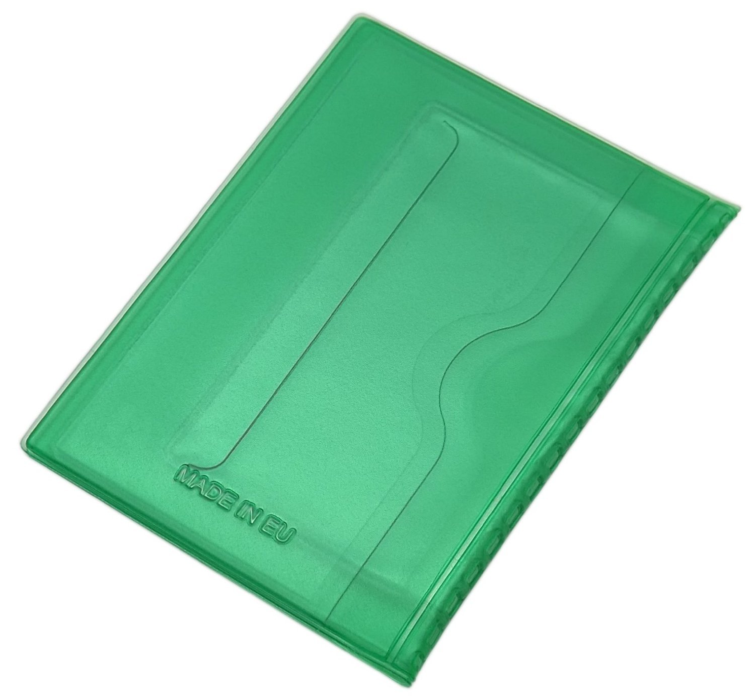 myledershop Karten- und Ausweisetuis porta documenti 10 scomparti verde