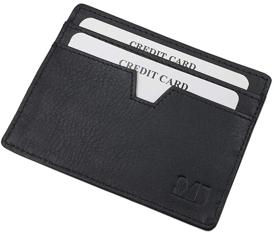 myledershop Kredit- und Visitenkartenetuis porta carte di credito in vacchetta