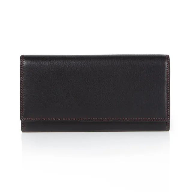 Visconti Colorado CD-21 portafoglio donna Nero Rosso RFID