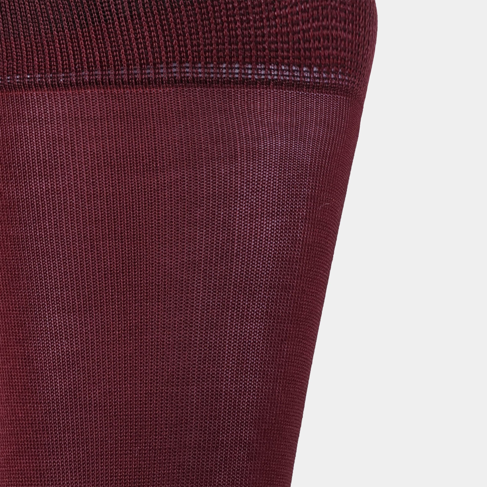 Miguel Bellido Calcetines Calcetín corto calze rosso scuro 39-42 cotone mercerizzato