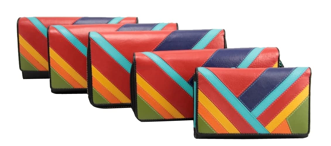Visconti Rainbow Clara portafoglio donna multicolore RFID