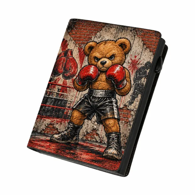 Moero Edizioni Speciali Teddy Box portafoglio con portamonete zip