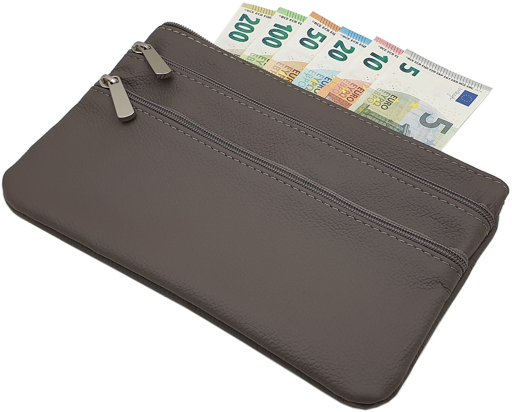 myledershop Banktaschen borsa grande in pelle bovina con tre scomparti