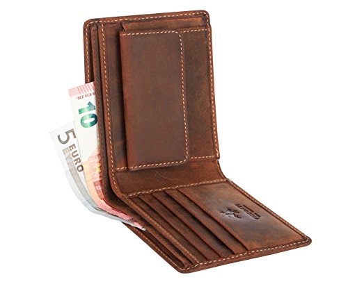Visconti Hunters Wallets portafoglio uomo vera pelle Tap'n'Go RFID con portamonete