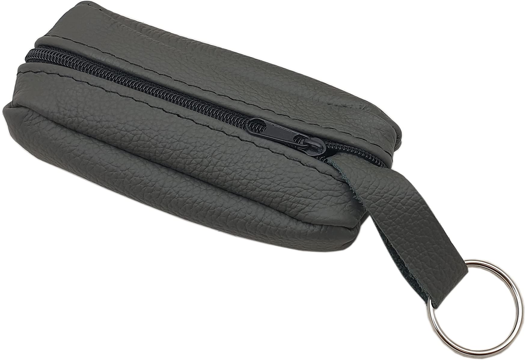 myledershop Schlüsseltaschen Design 2 custodia chiavi pelle Grigio Scuro