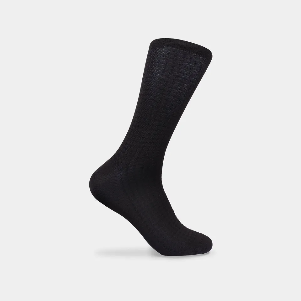 Miguel Bellido Calcetines calzino corto nero 39-42, 43-46 in cotone mercerizzato