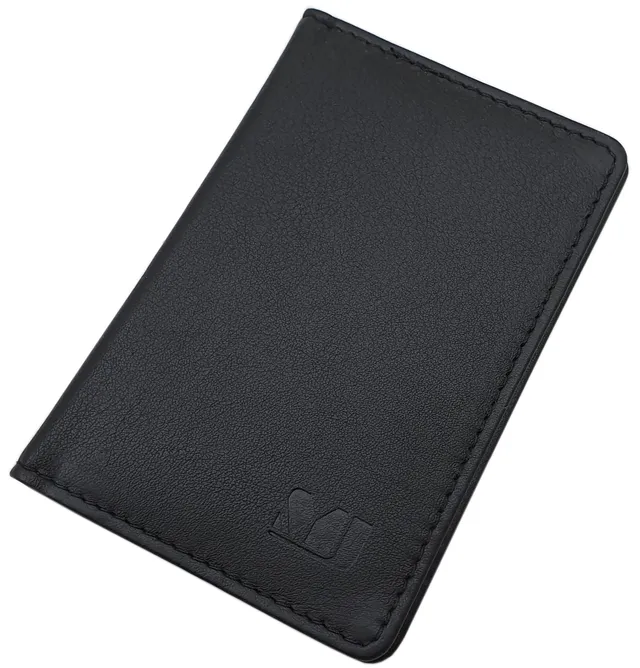 myledershop Kredit- und Visitenkartenetuis MJ-Design-Germany porta carte in pelle nero RFID NFC