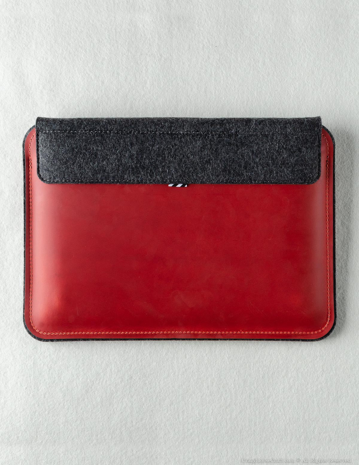 Crazy Horse Craft MacBook Cases custodia MacBook Fragola Red in pelle