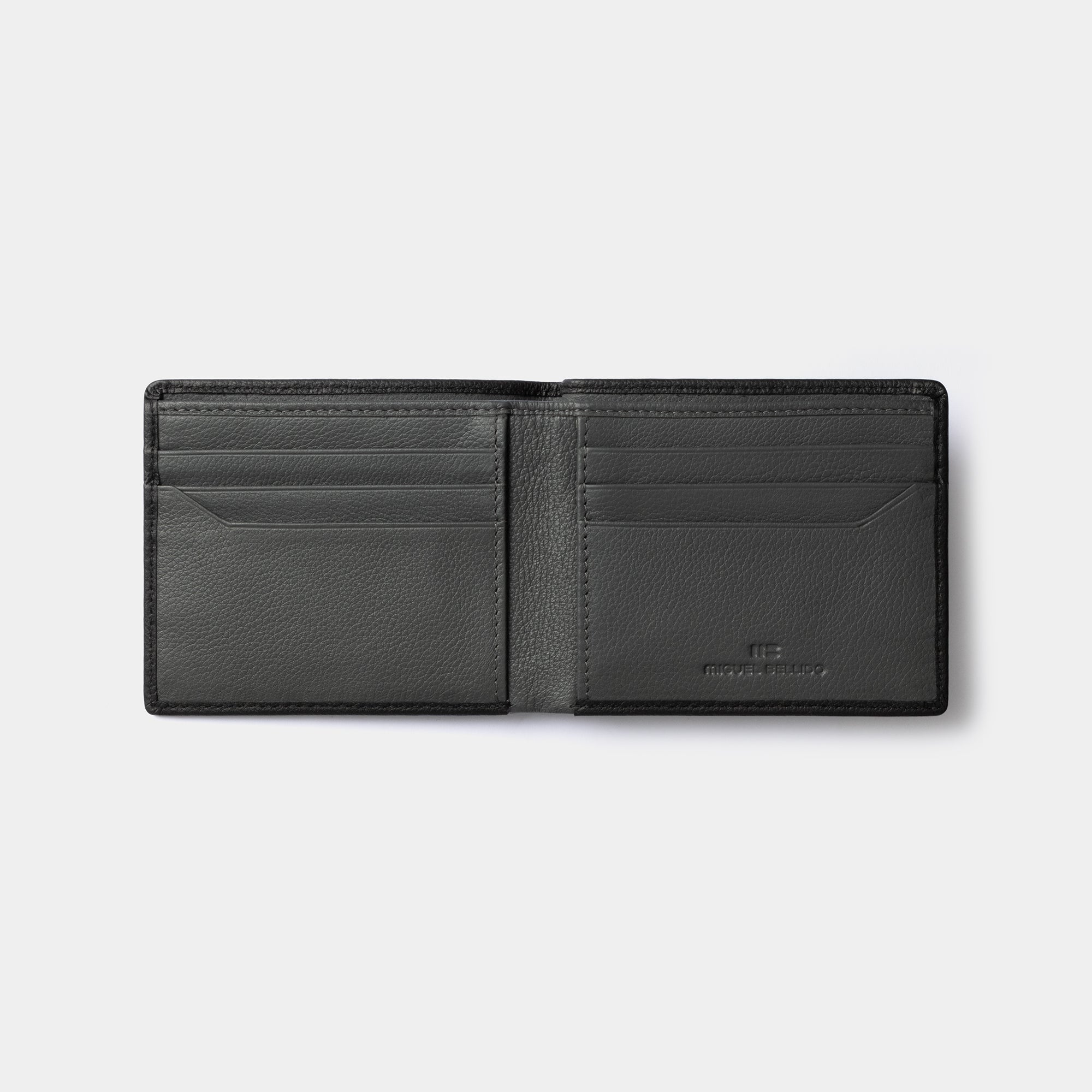 Miguel Bellido Carteras La Palma portafoglio marrone scuro RFID