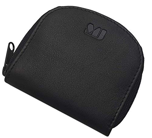 myledershop Münzbörsen MJ-Design-Germany portamonete nero in vacchetta