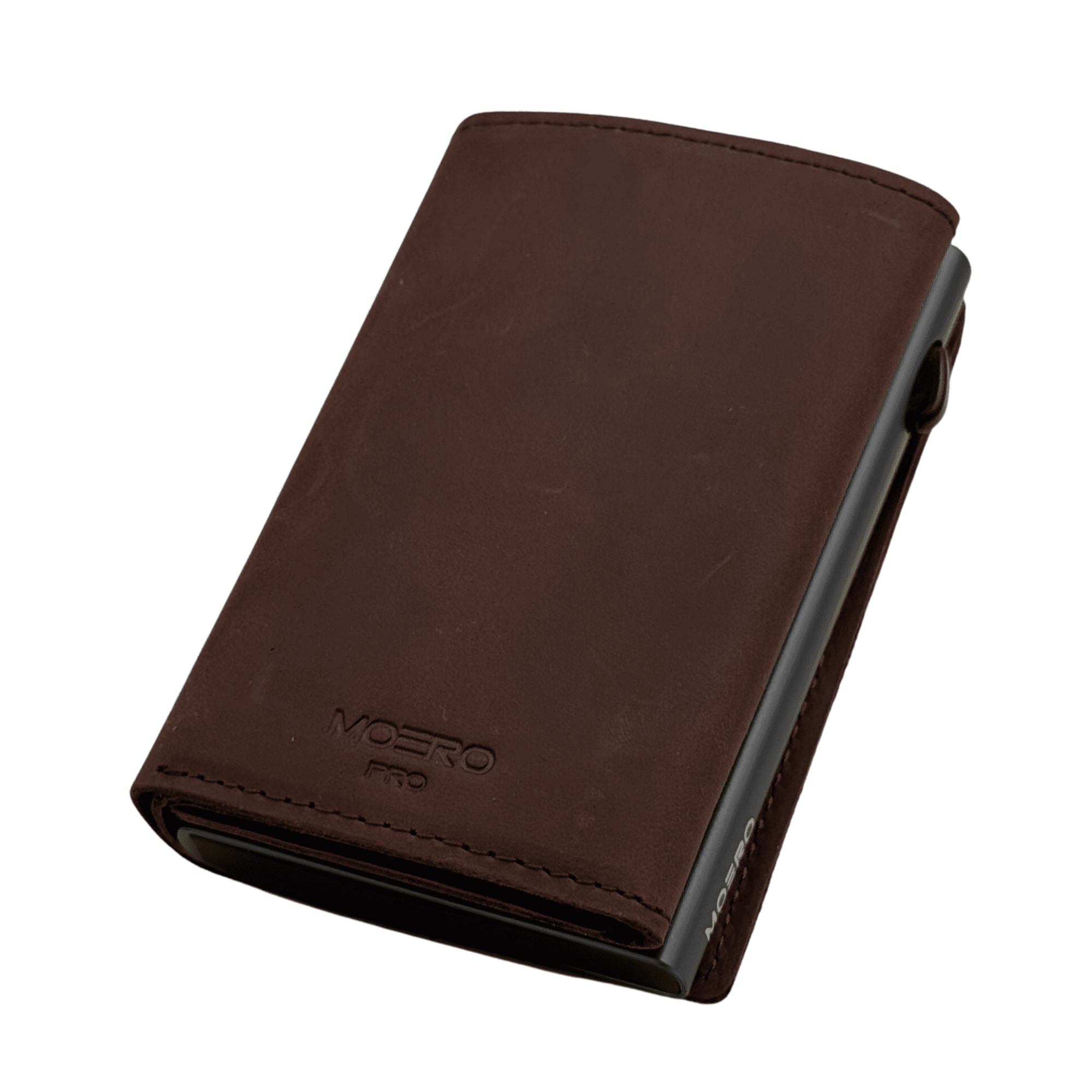 Moero Linea PRO PLUS Zip portafoglio Whisky con portamonete
