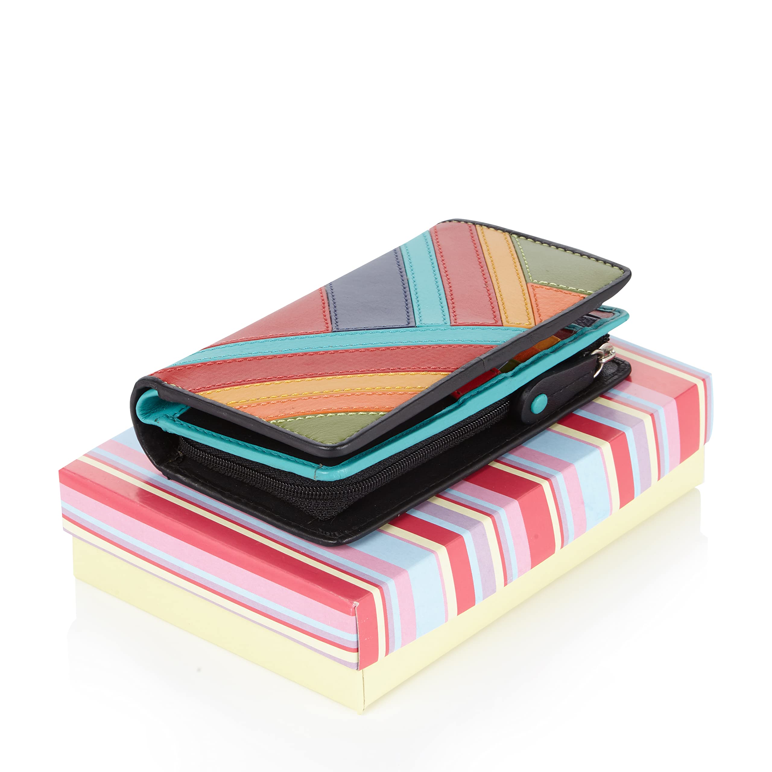Visconti Rainbow Clara portafoglio donna in pelle con RFID