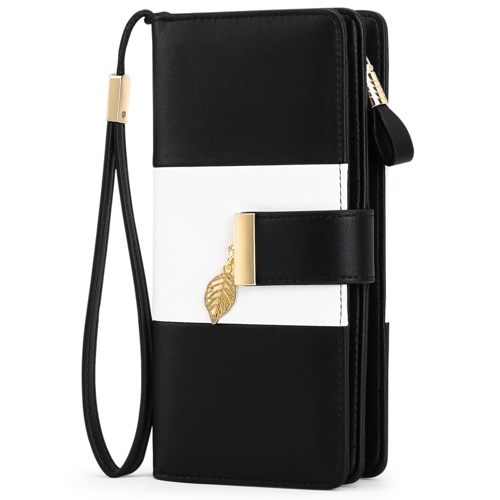 GOIACII WOMEN'S LARGE WALLET portafoglio donna lungo con cerniera RFID