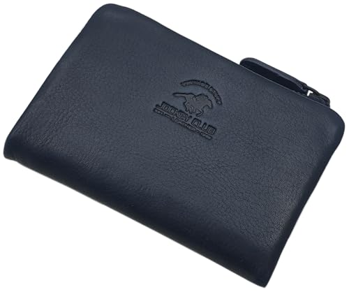 myledershop Herren Geldbörsen portafoglio uomo blu RFID