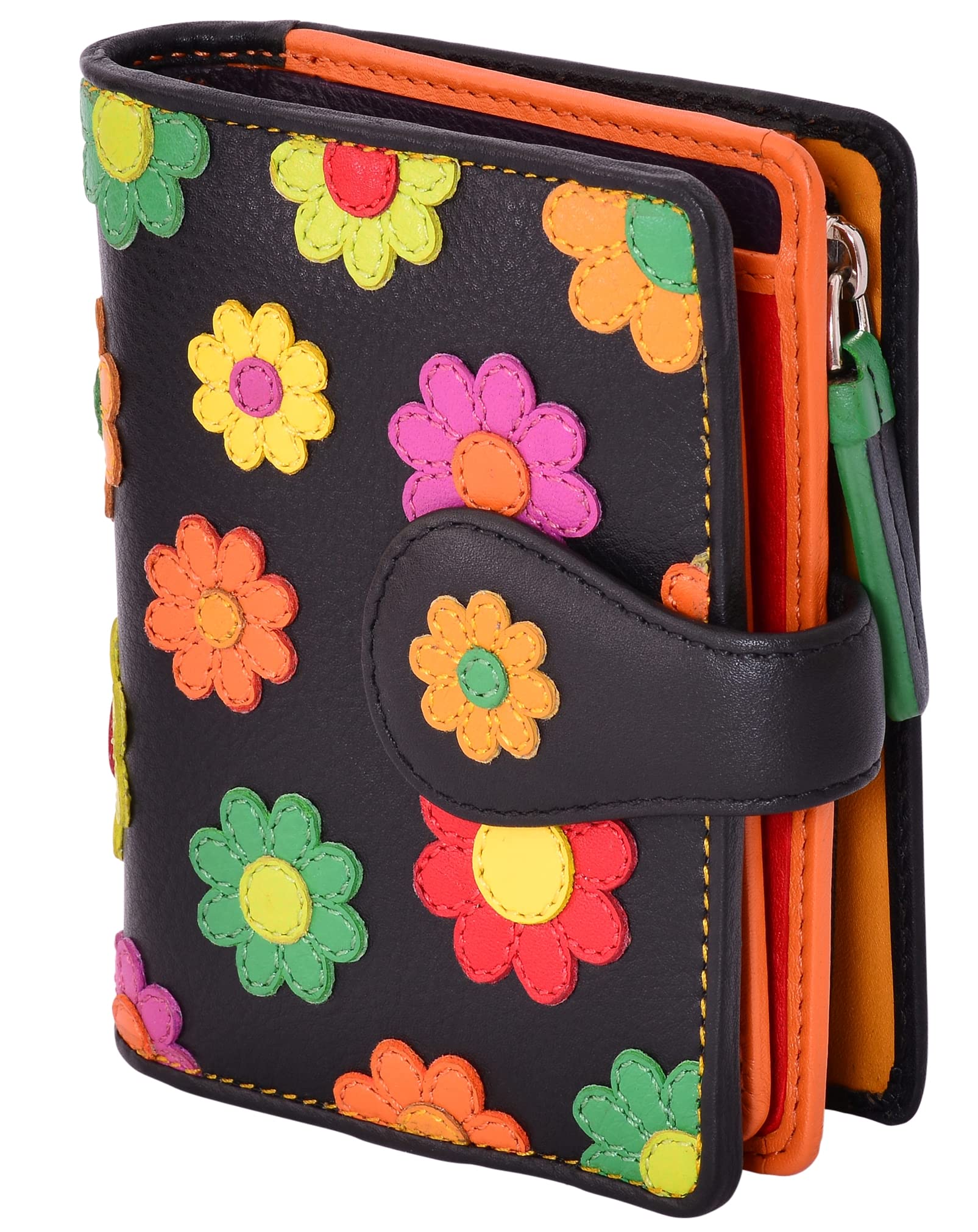 Visconti Polka portafoglio donna LV S 11,5x9 cm Cuori RFID