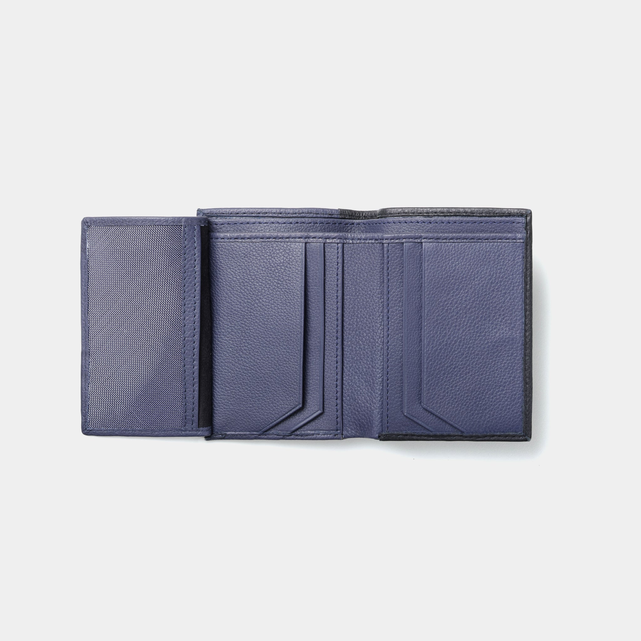 Miguel Bellido Carteras Cartera Milano con tarjetero en piel de vacuno portafoglio Nero RFID