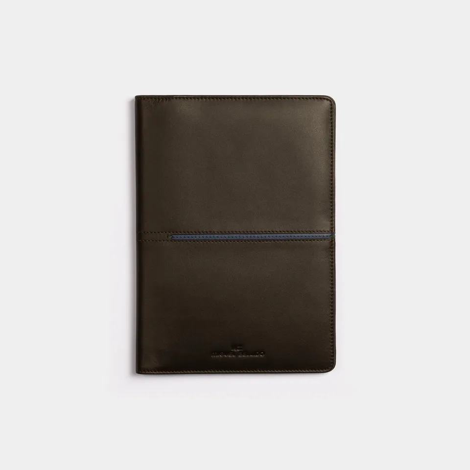 Miguel Bellido Accesorios funcionales Funda para agenda custodia in pelle marrone