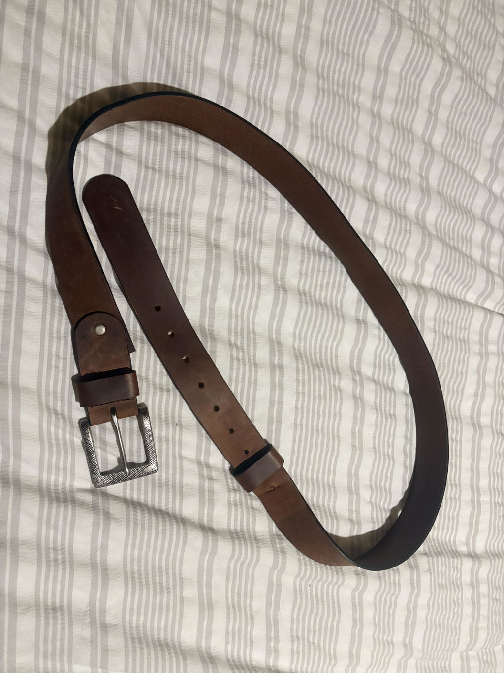 Crazy Horse Craft Belts cintura in pelle marrone classico 40 mm