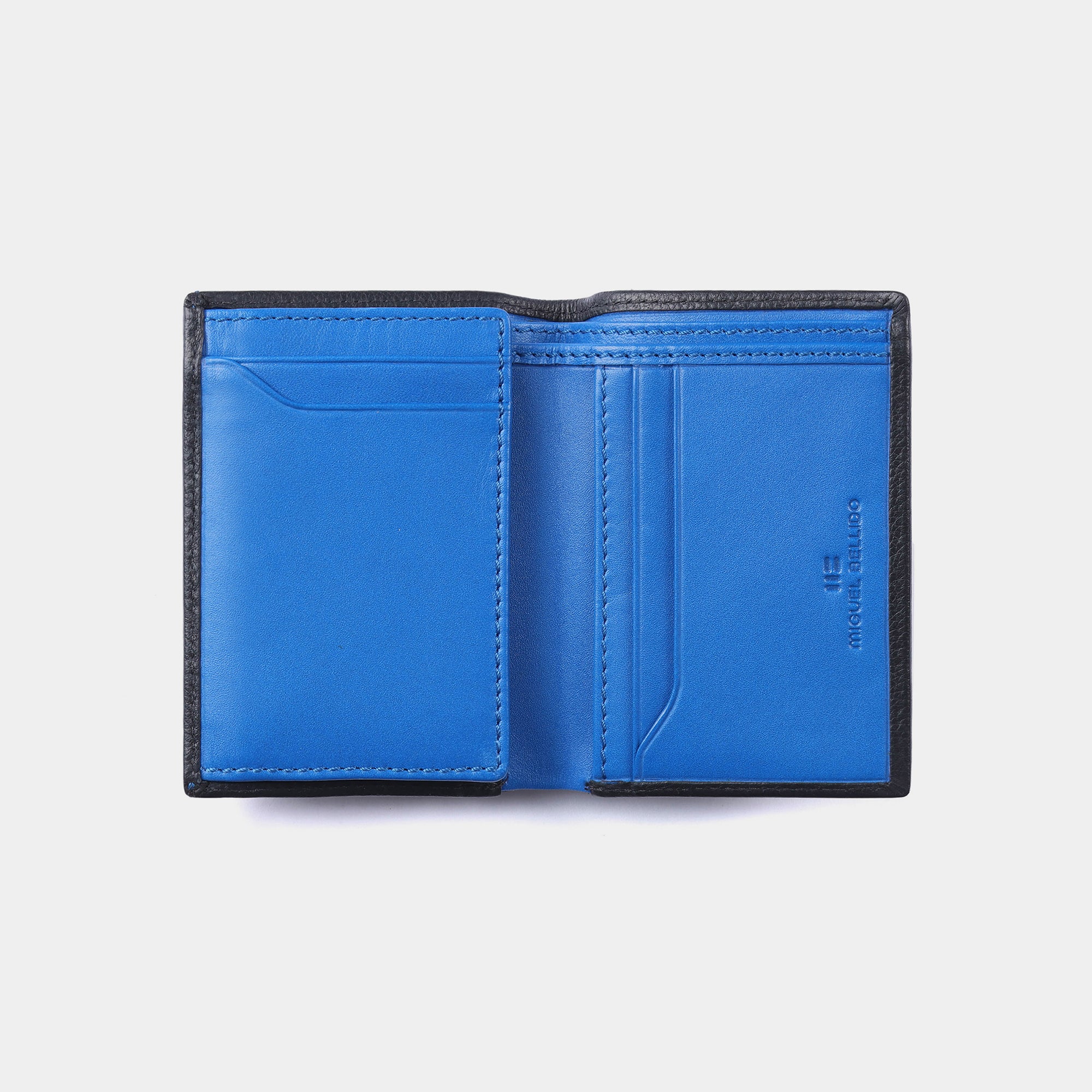 Miguel Bellido Carteras Rio portafoglio in pelle nero/blu RFID