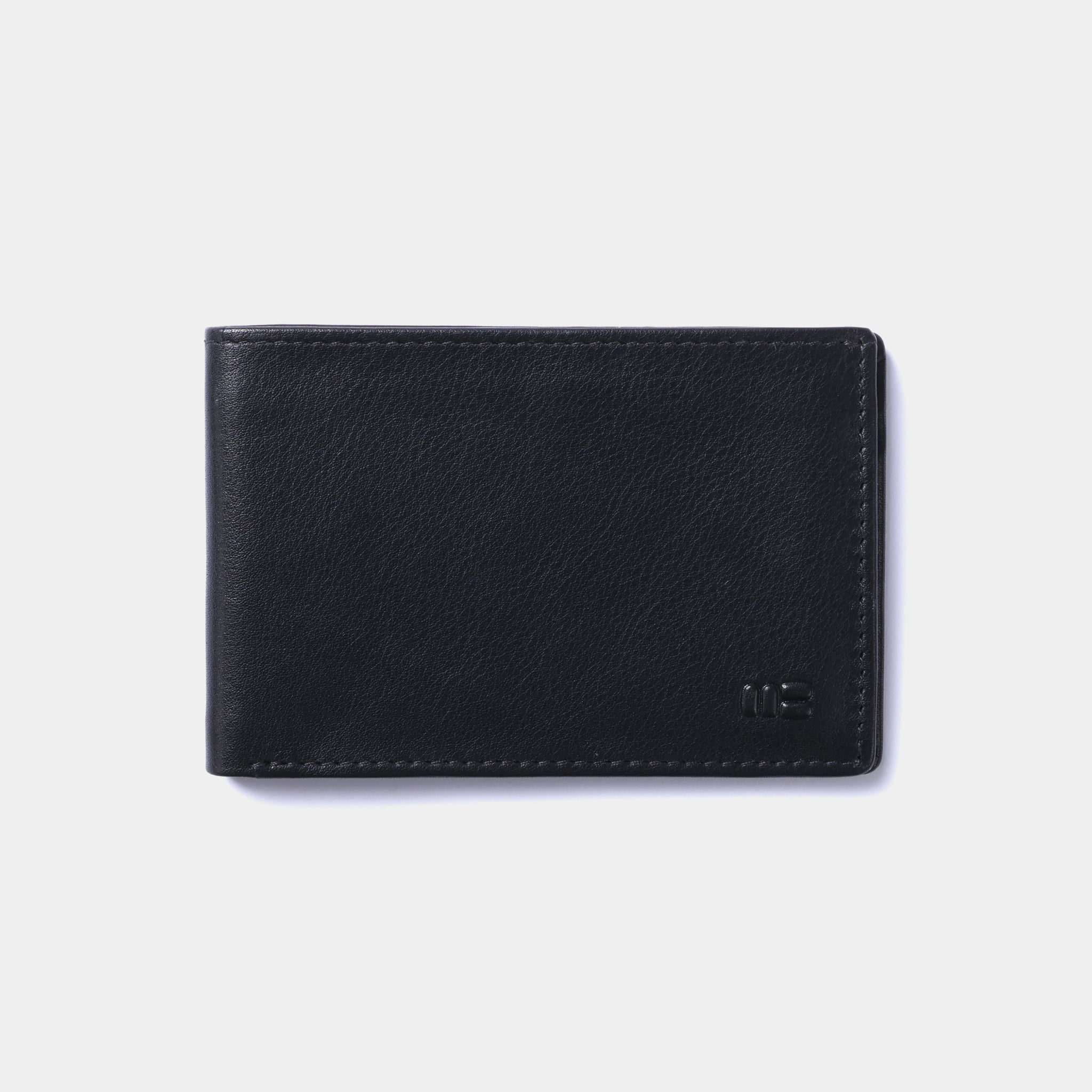 Miguel Bellido Carteras Cartera con tarjetero portafoglio nero pelle vacchetta RFID