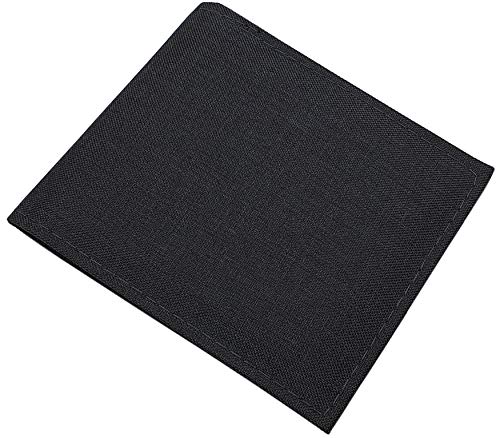 myledershop Herren Geldbörsen portafoglio orizzontale nero RFID NFC