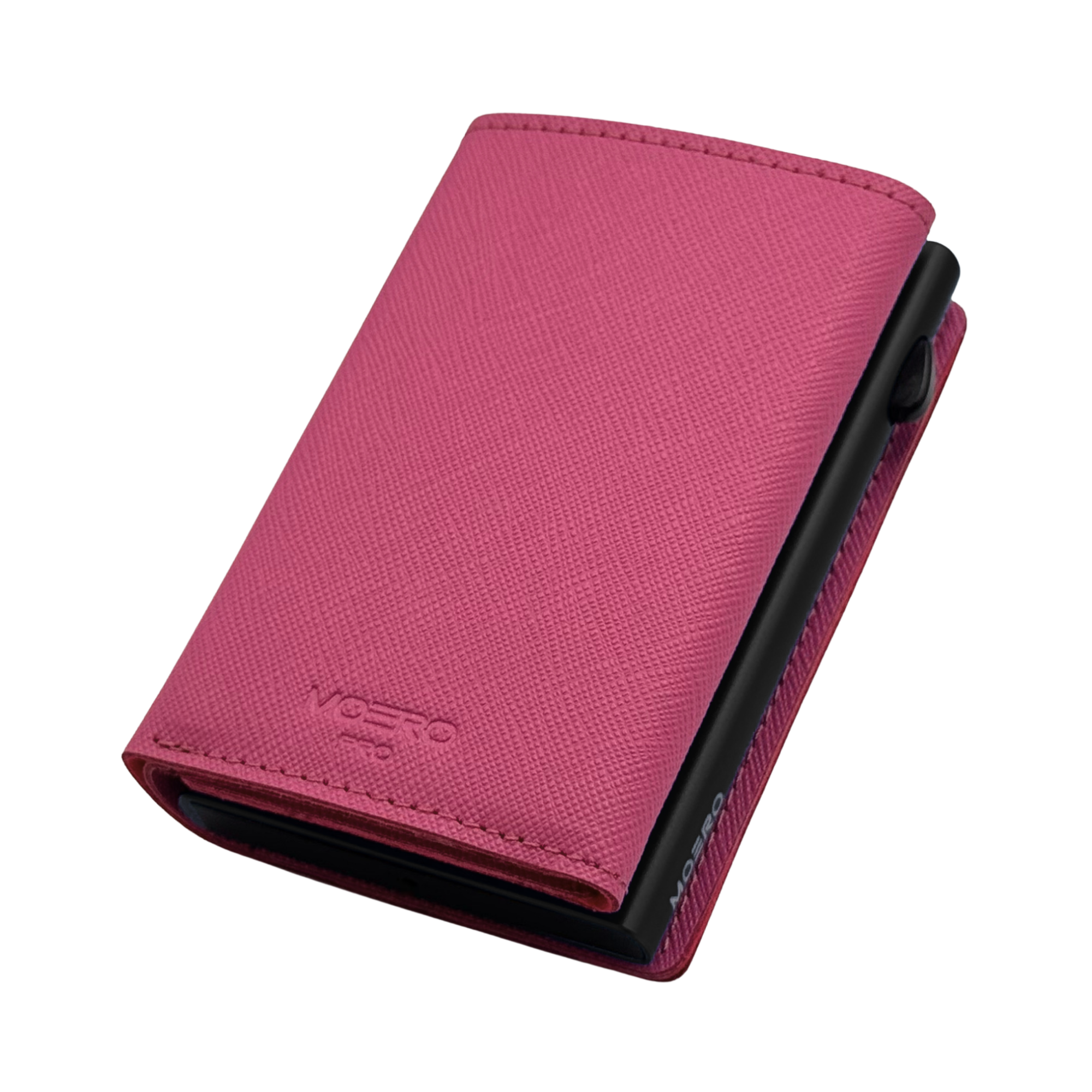 Moero Linea PRO PRO PLUS Zip portafoglio fucsia pink con portamonete RFID