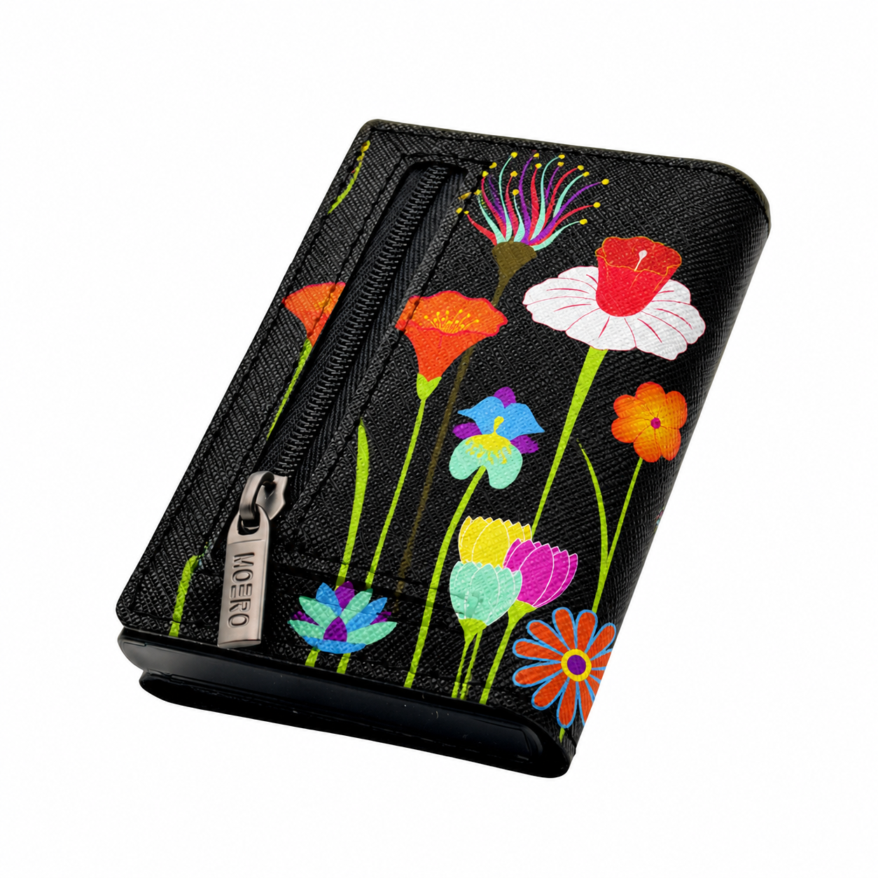 Moero Edizioni Speciali Floral Giardino Neon portafoglio RFID