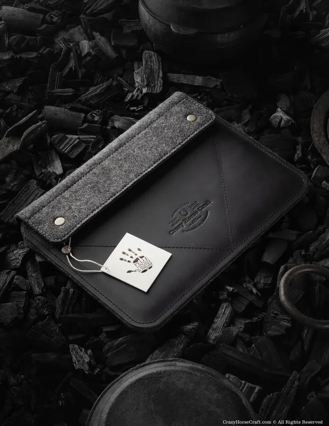 Crazy Horse Craft iPad and Kindle Cases custodia iPad Pro/Air Carbon Black