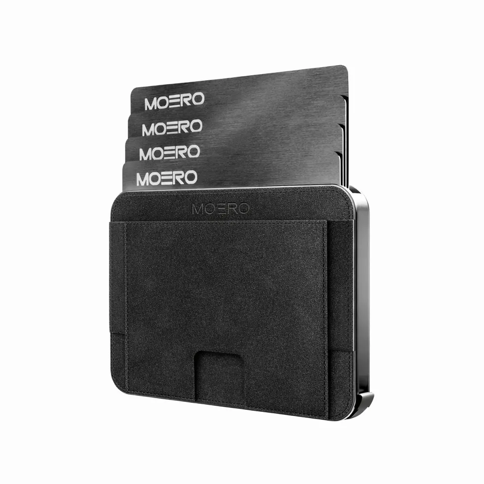 Moero Linea M2 M2 Pro SUPERIOR Black portafoglio MagSafe RFID