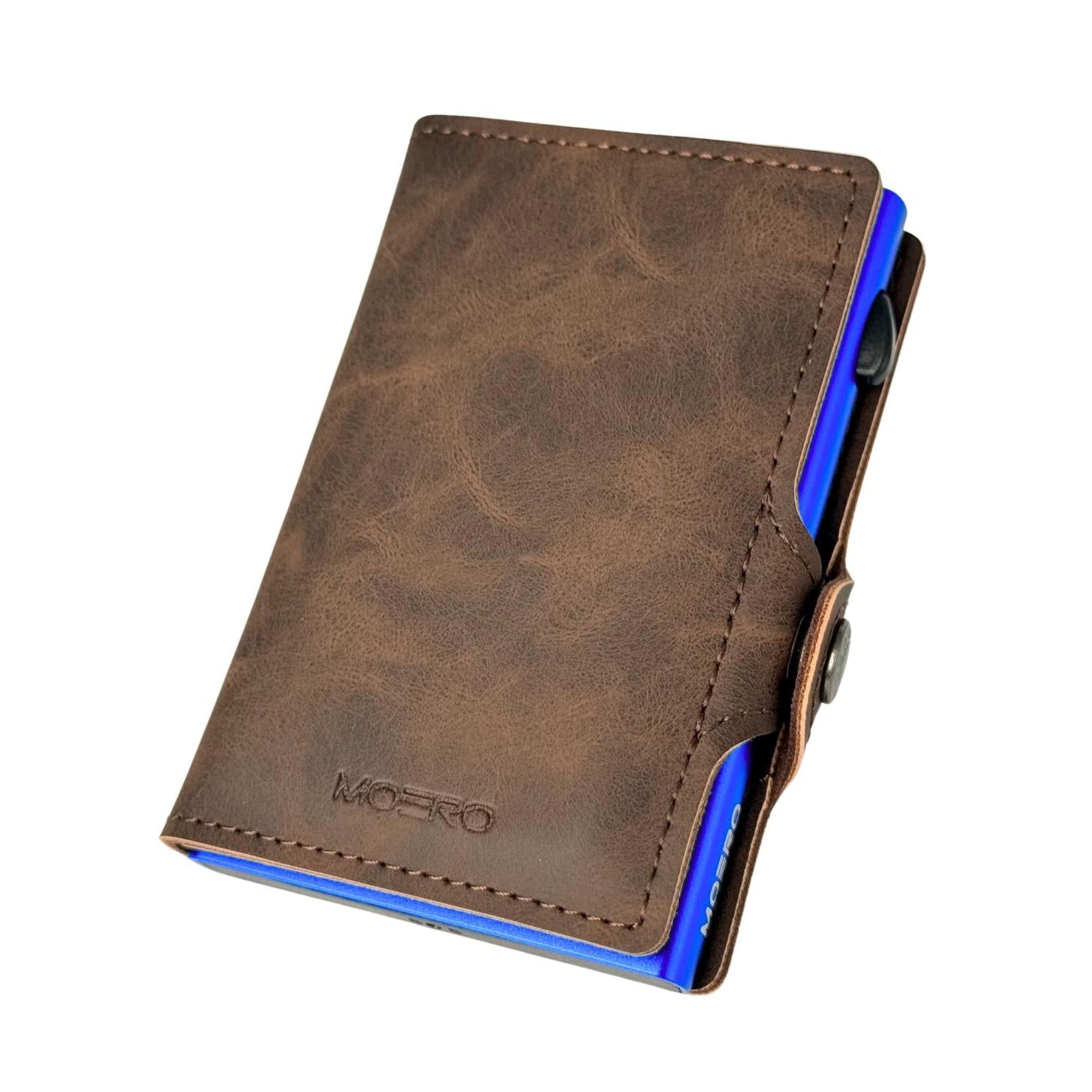 Moero Linea Classic Classic Vintage portafoglio marrone RFID