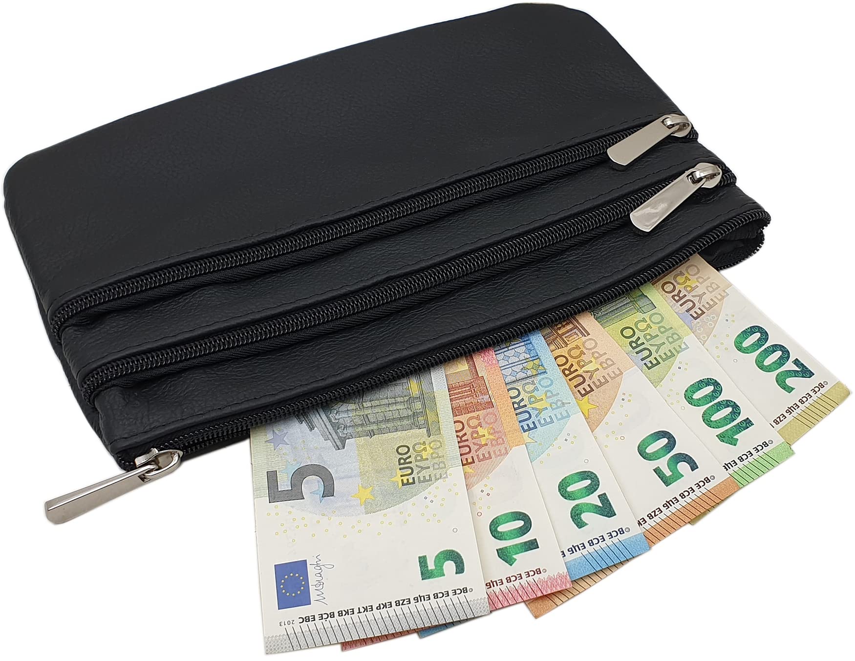 myledershop Banktaschen borsa grande in pelle bovina con tre scomparti